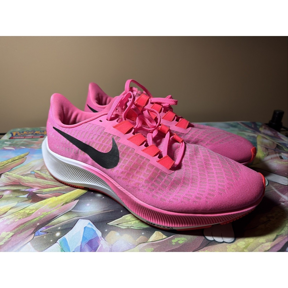 Nike Air Zoom Pegasus 37 Womens size 11 Running Shoes Pink Orange